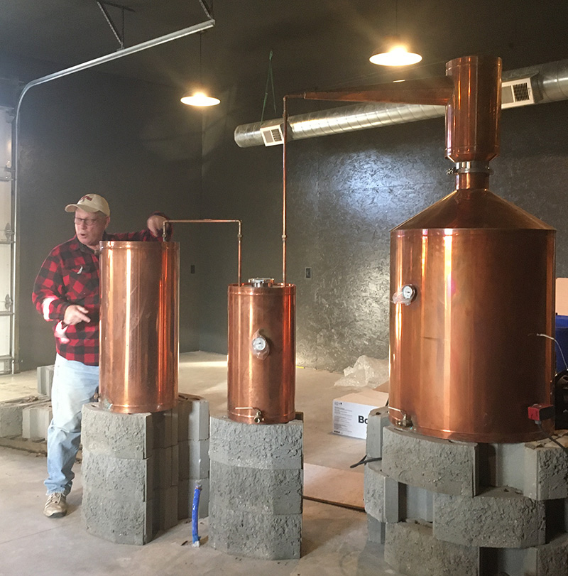 baldwin city distillery copper still